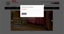Desktop Screenshot of beckstudios.net